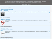 Tablet Screenshot of blog.dalopez.es